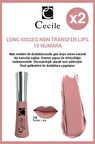Cecile Dolgunlaştırıcı Nemlendirici Etkili Kalıcı Lip Gloss No:19 X2